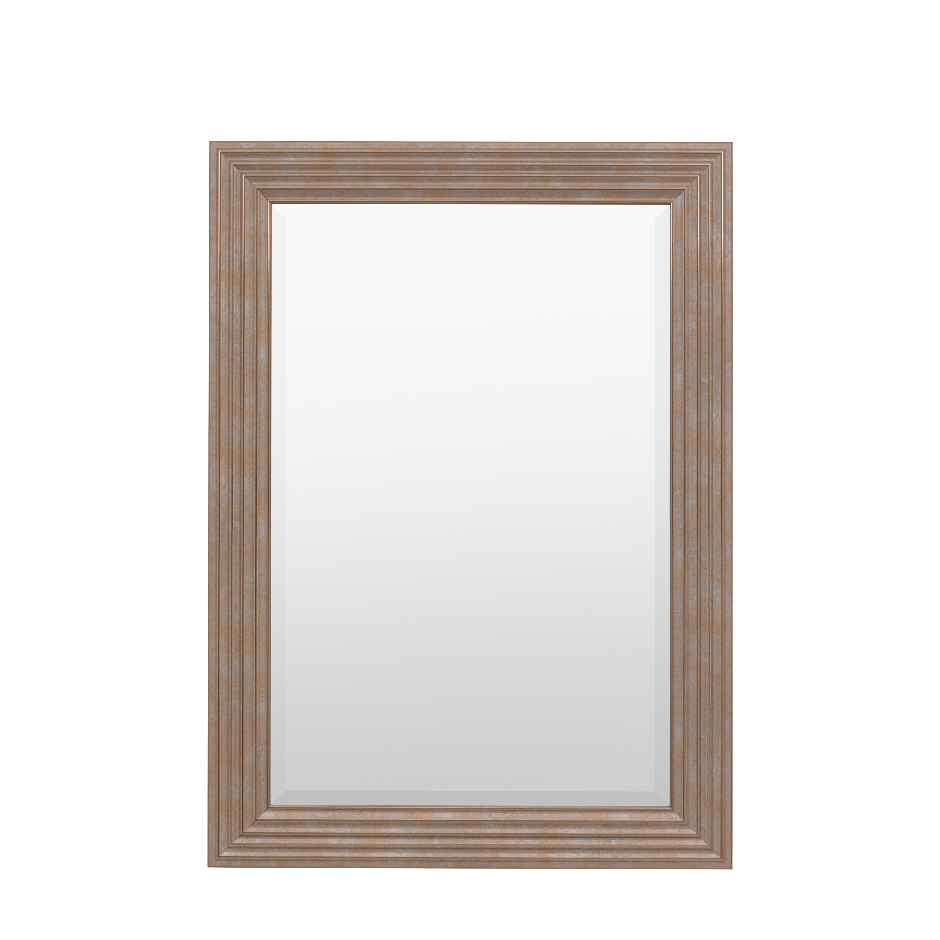 Santiago Rustic Gold Rectangle Wall Mirror